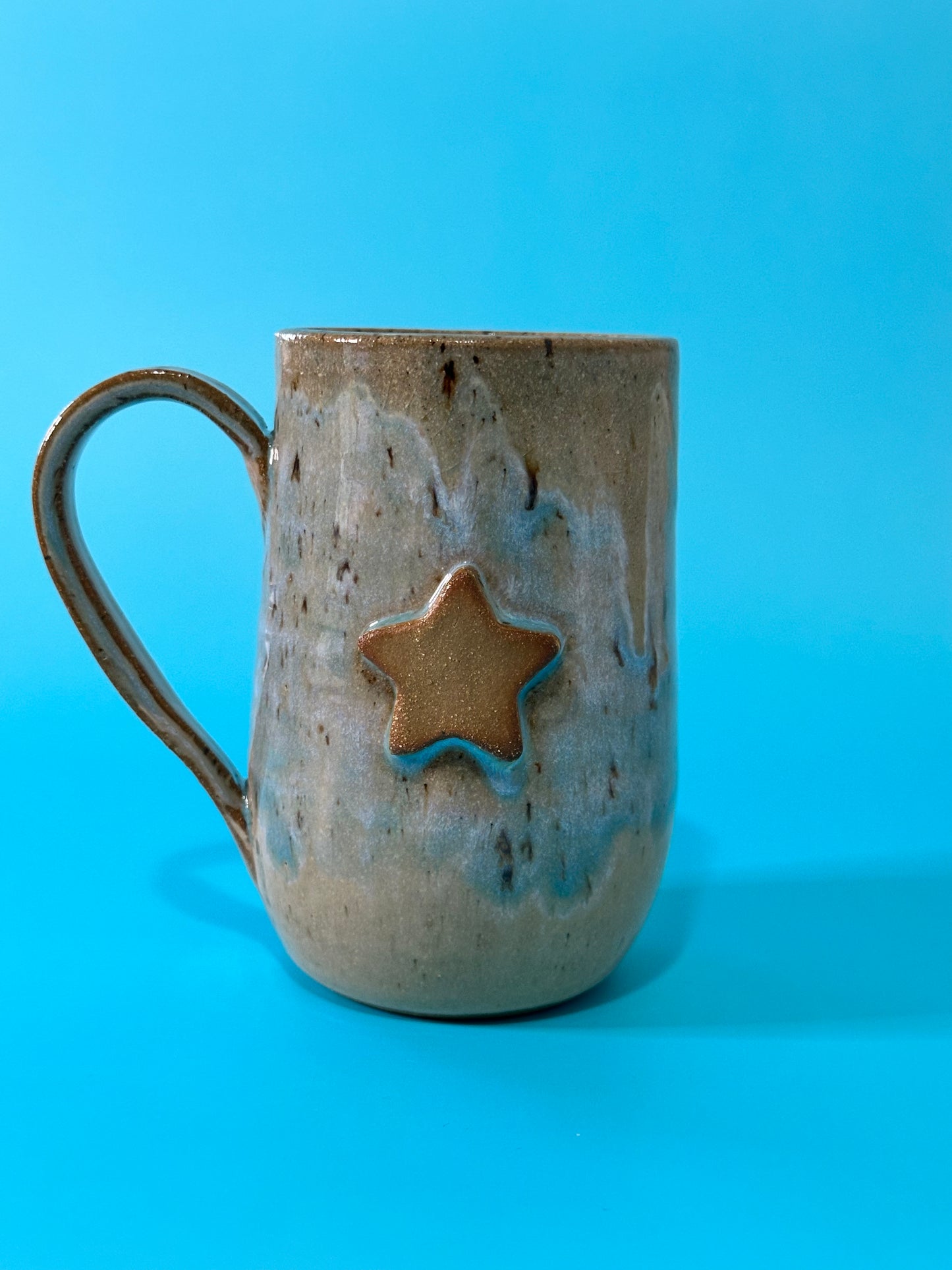 Sea blue Star mug