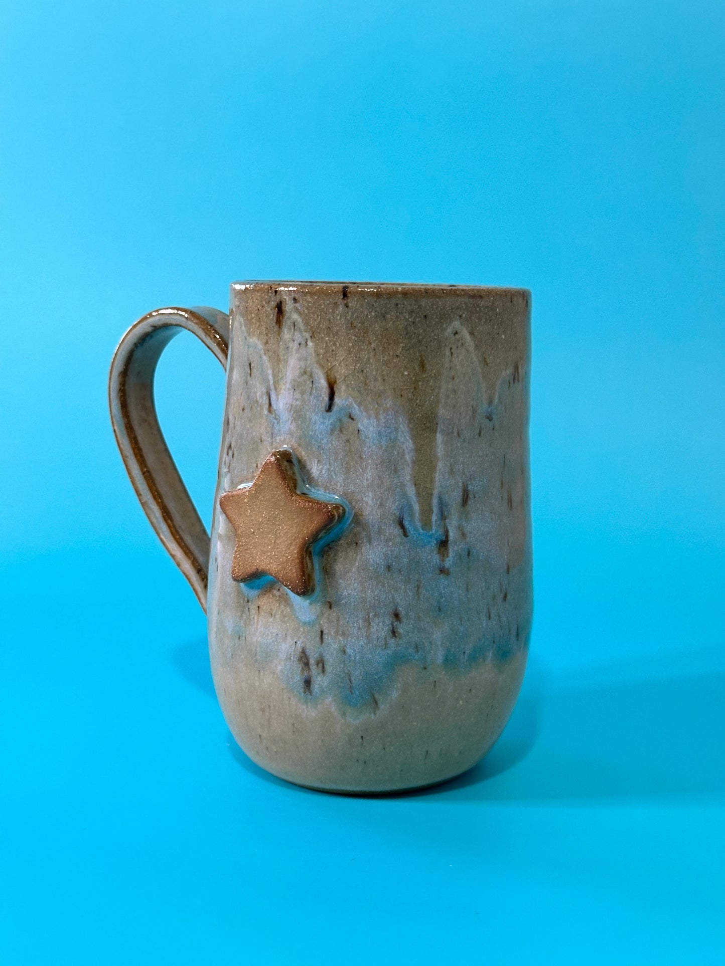 Sea blue Star mug