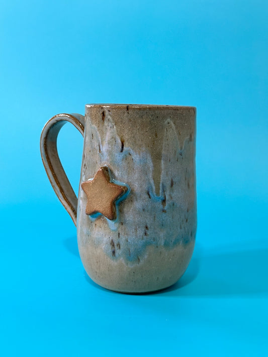 Sea blue Star mug