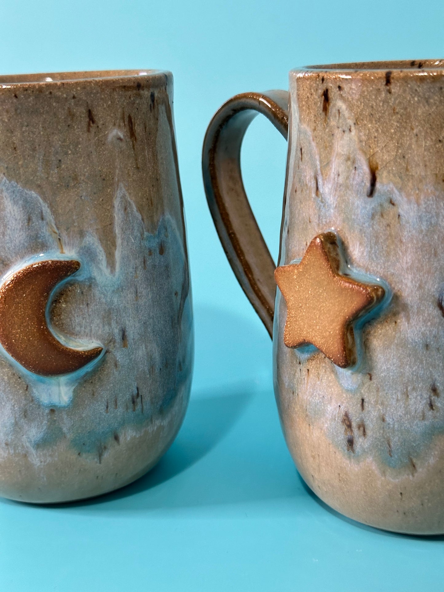 Sea blue Star mug