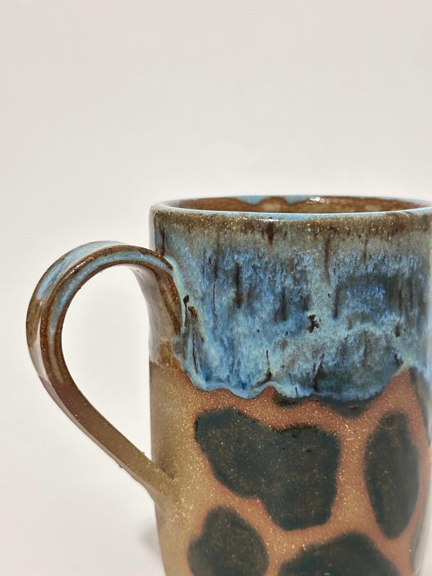 Print blue toast mug