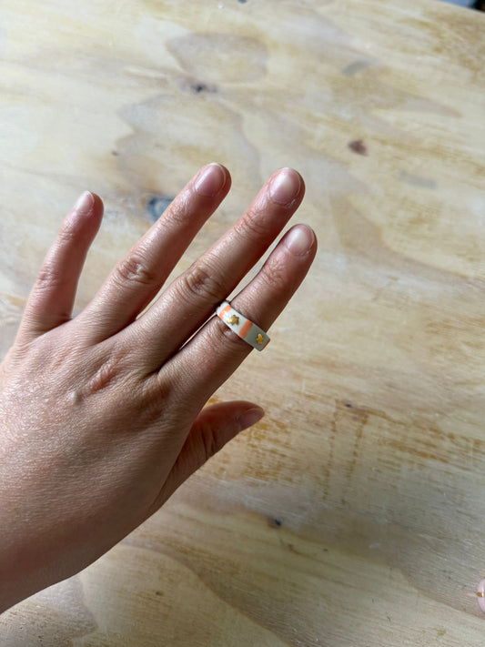 Amazing Handmade Ceramic Ring 17