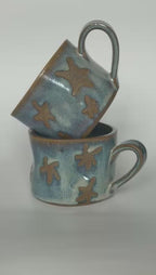 Cosmic blue ceramic mug