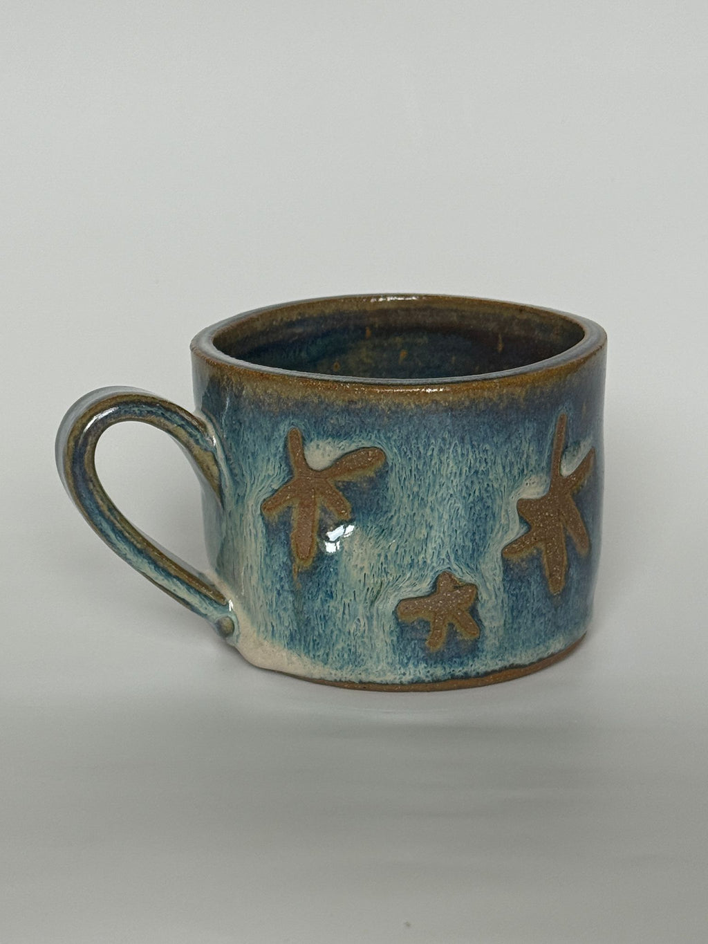 Cosmic blue ceramic mug