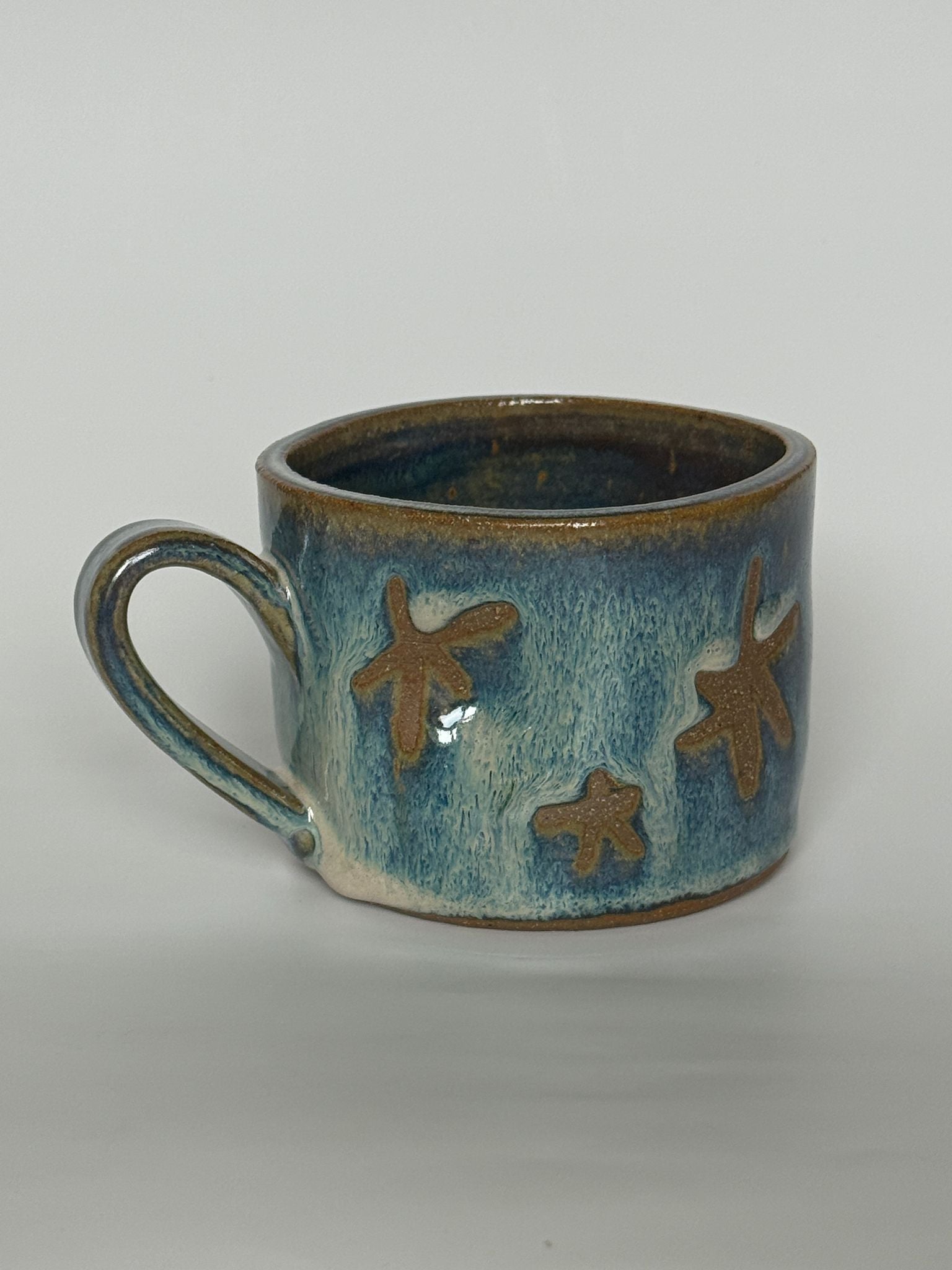 Cosmic blue ceramic mug