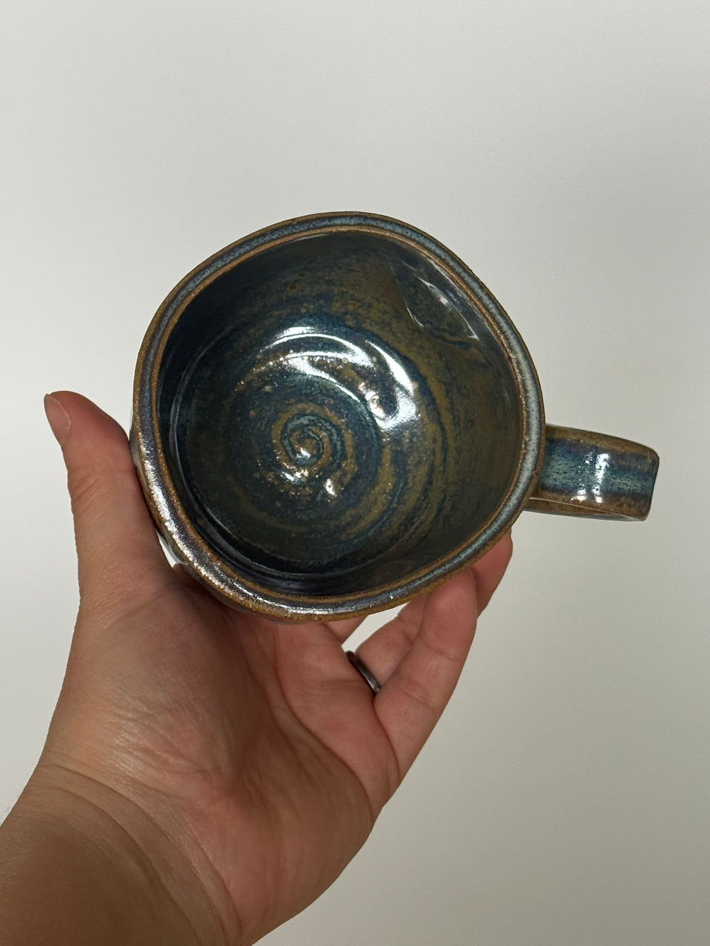 Cosmic blue ceramic mug