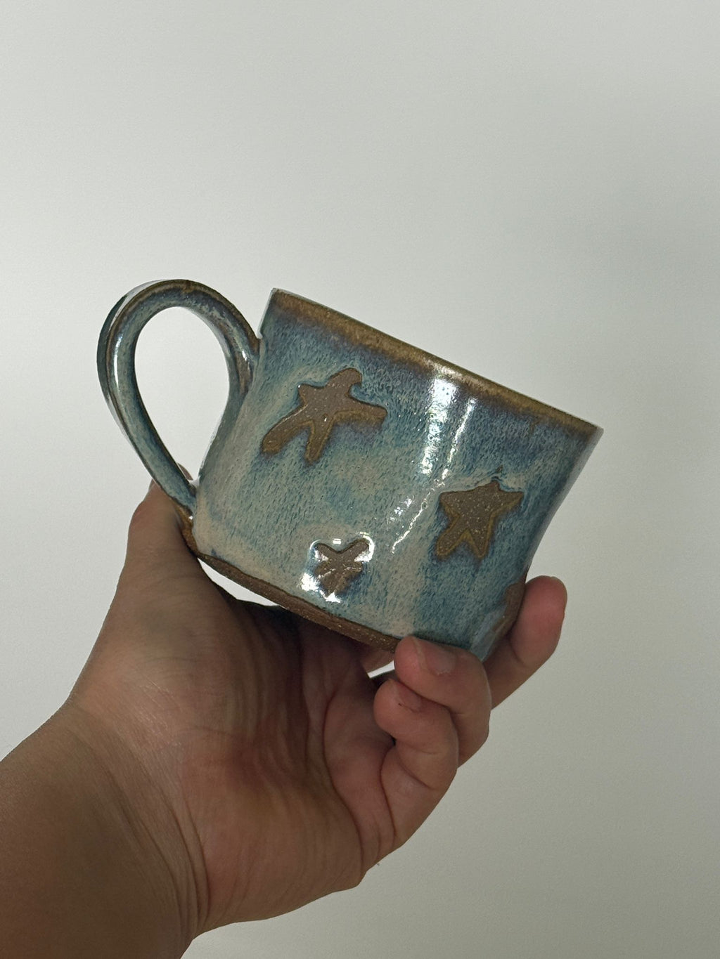 Cosmic blue ceramic mug