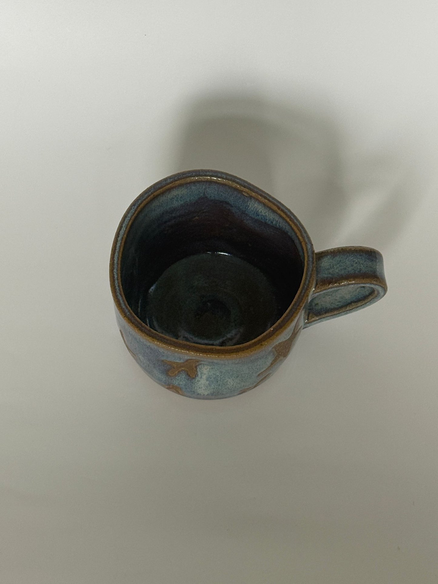 Cosmic blue ceramic mug