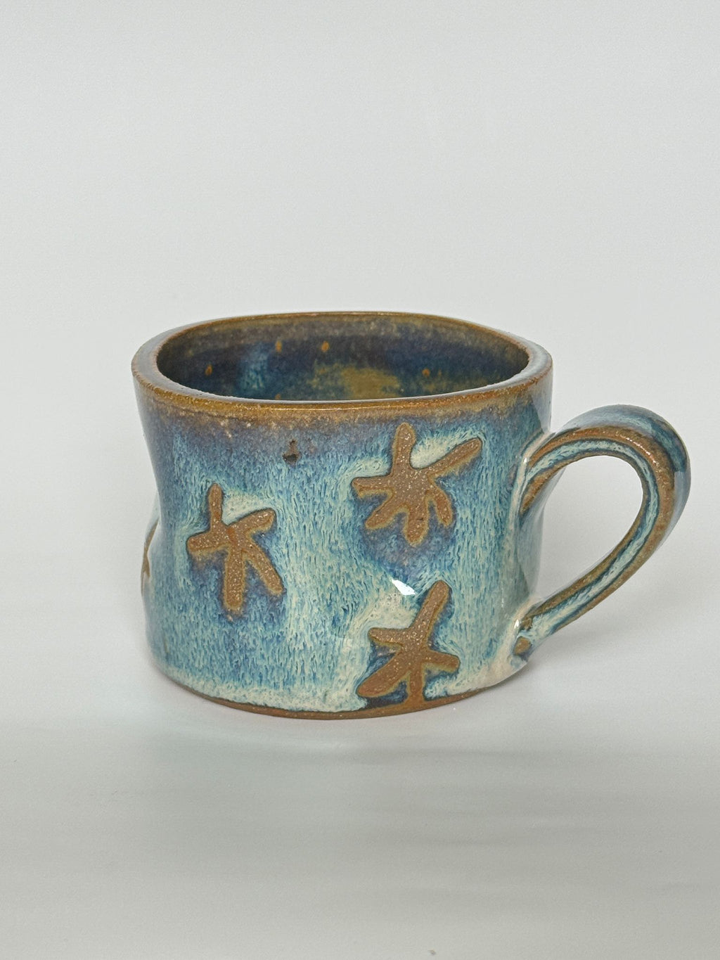 Cosmic blue ceramic mug
