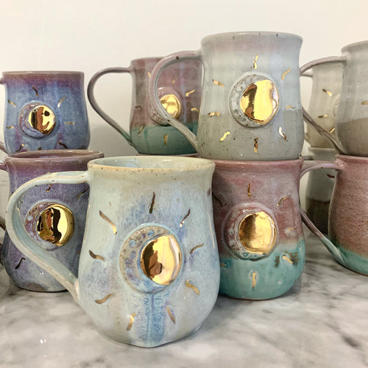 Eclipse ceramic mug gray